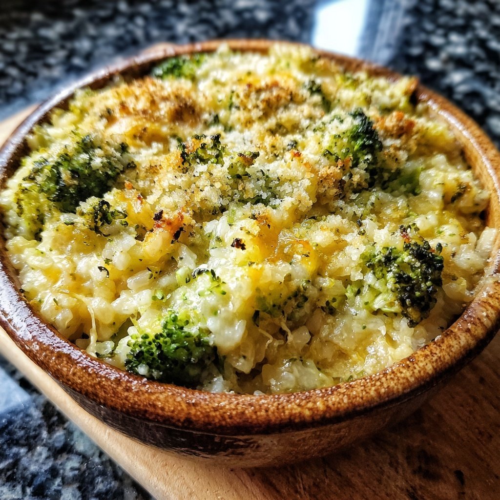 Sunday Baked Creamy Broccoli Rice