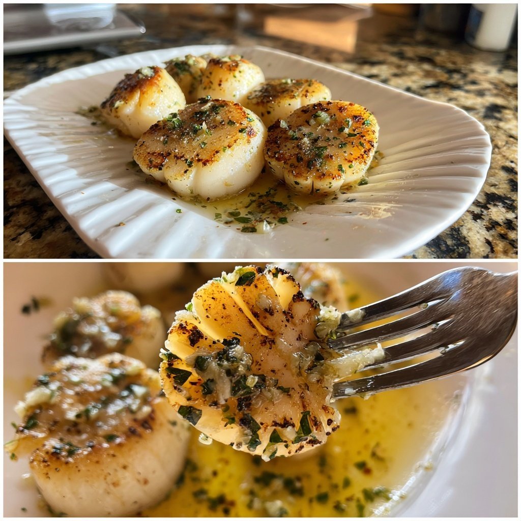 Romantic Garlic Butter Scallops