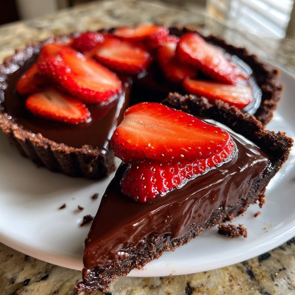Chocolate Strawberry Tart