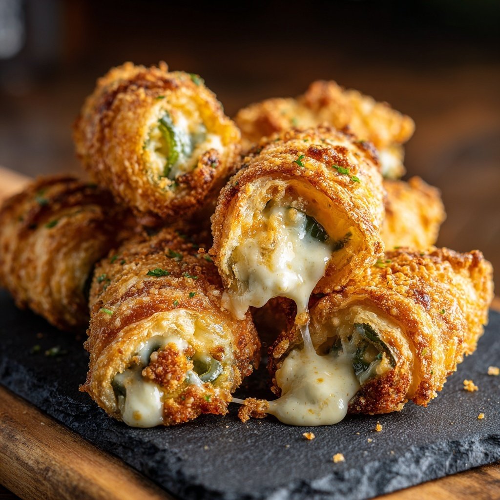 Jalapeno Poppers Wrapped in Pastry