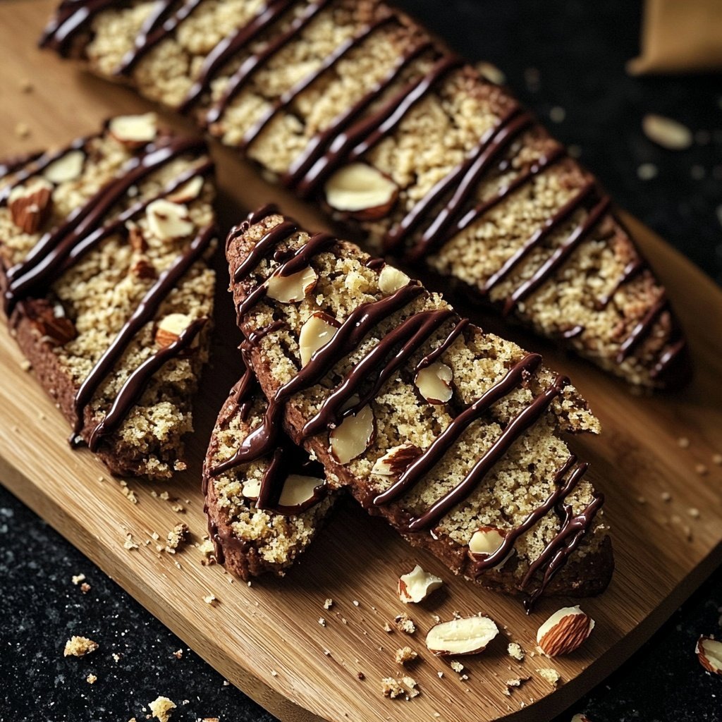 Chocolate Almond Biscotti