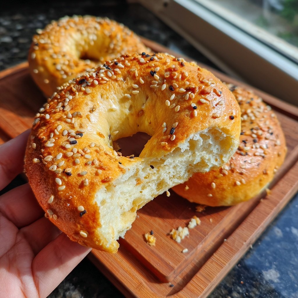High Protein Bagels Without Yeast