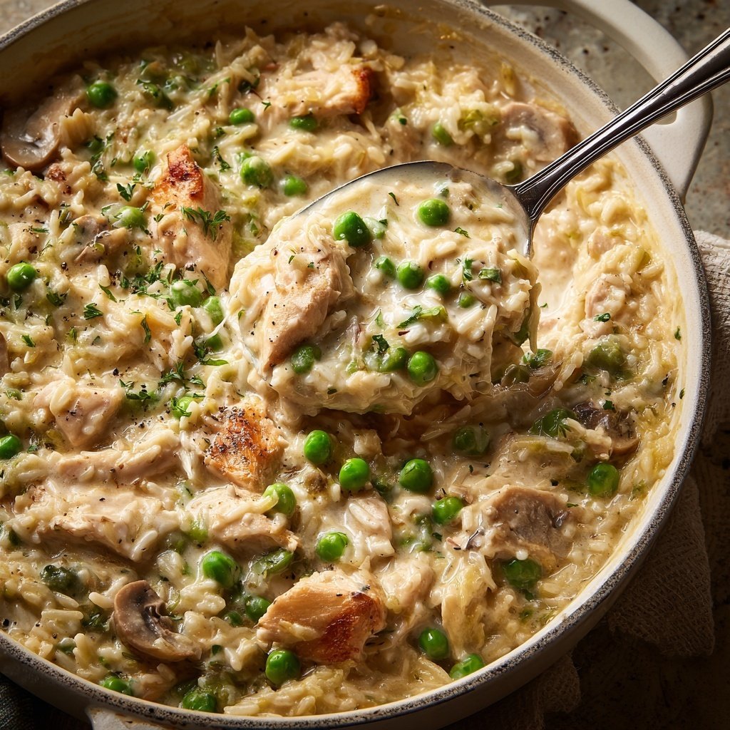 Creamy One Pot Chicken And Rice