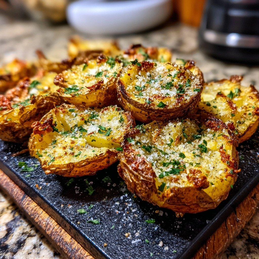 Garlic Parmesan Roasted Potatoes