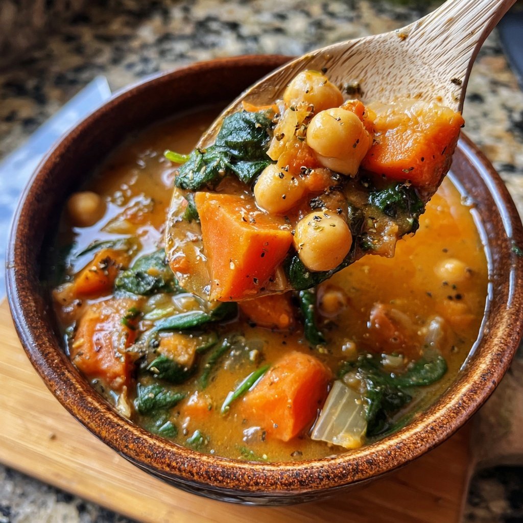 Healthy Crockpot Chickpea Stew