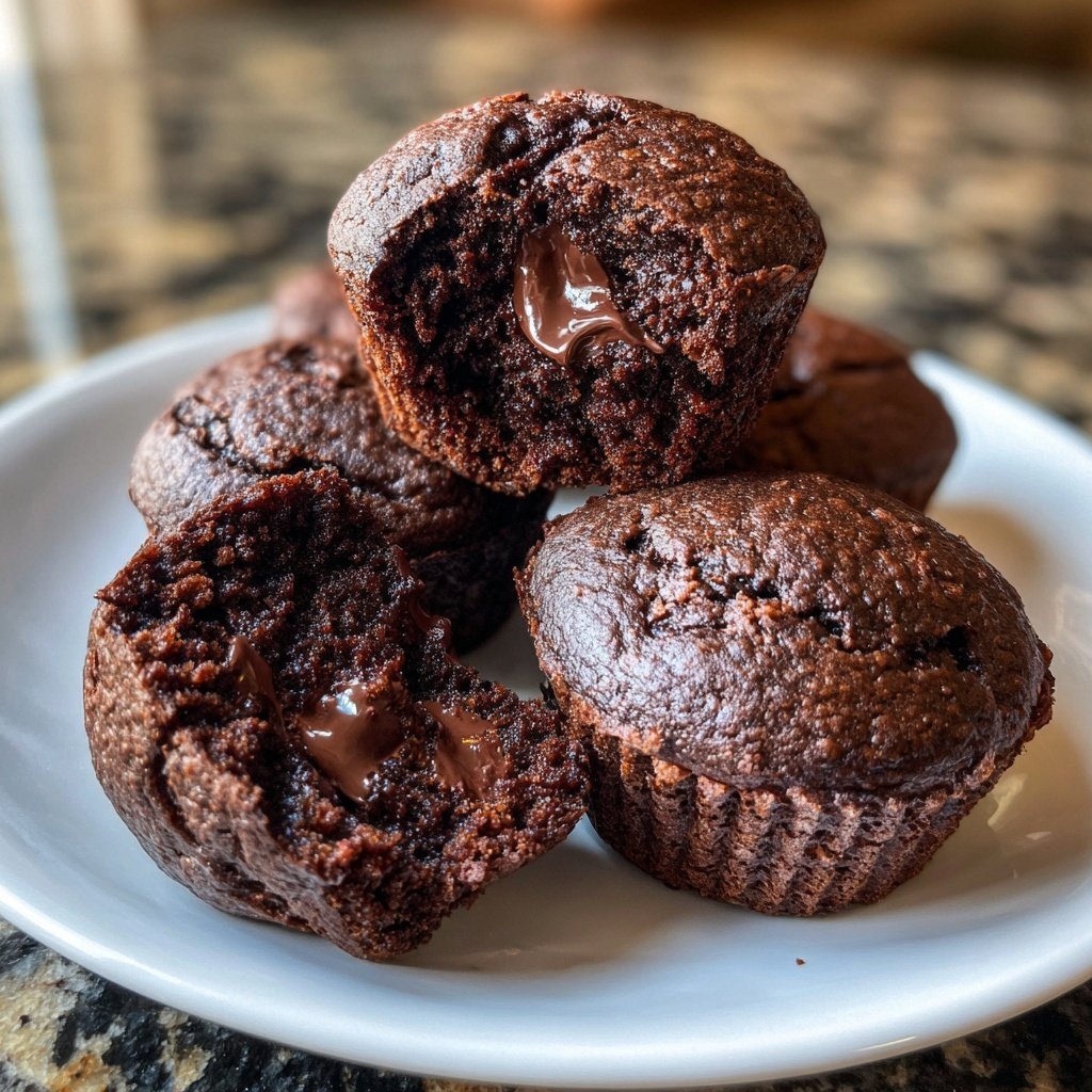 Chocolate Almond Flour Muffins