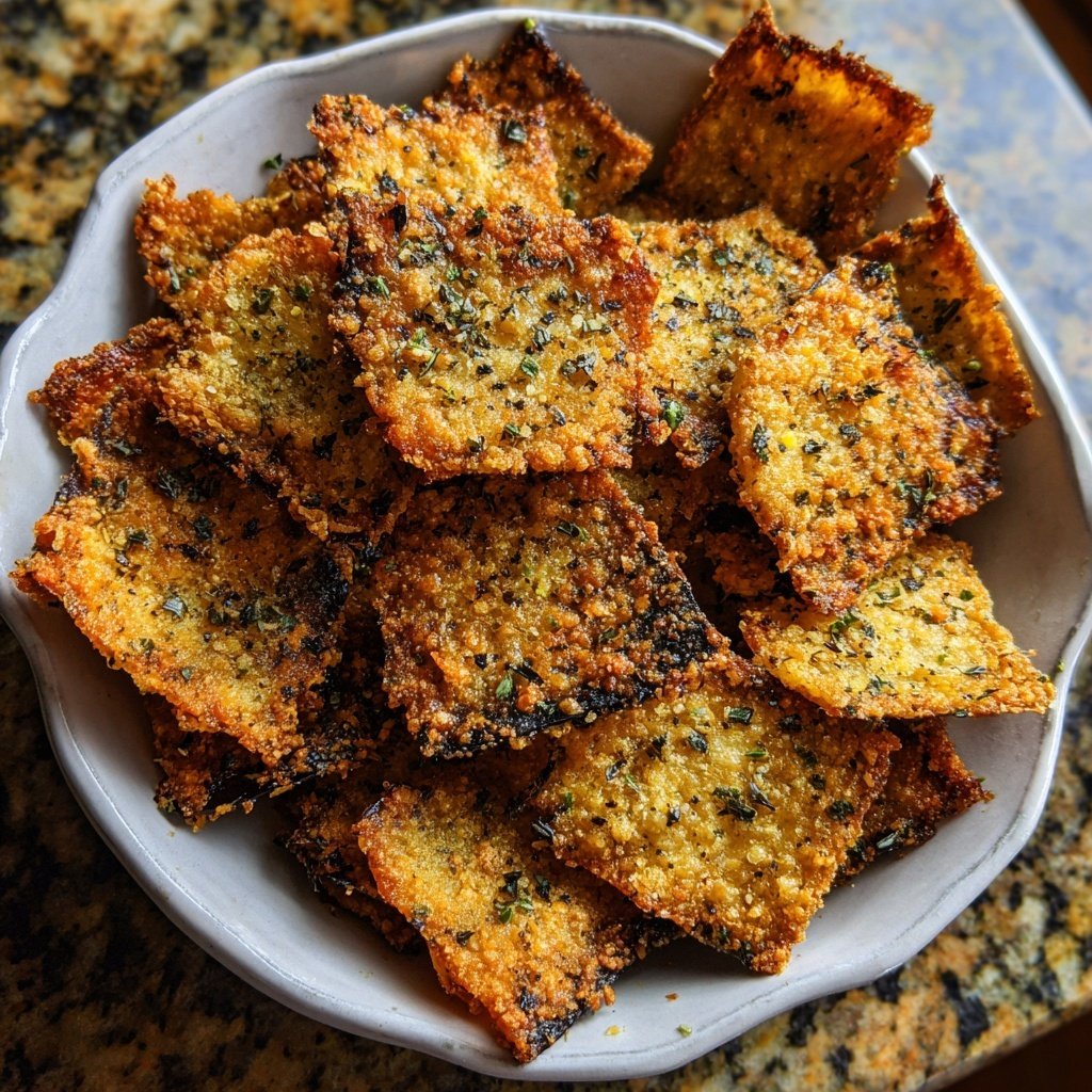 Crispy Eggplant Veggie Chips