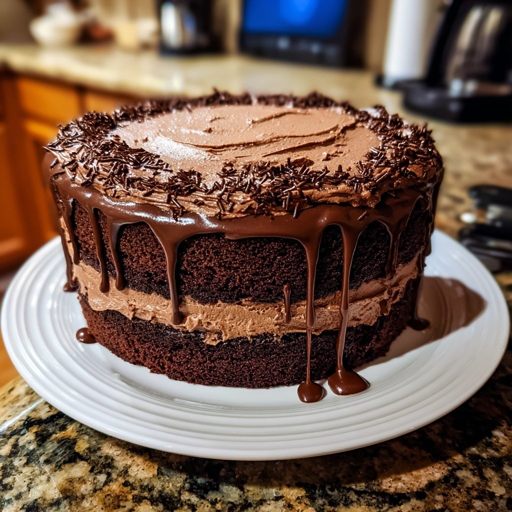 Chocolate Cake With Buttercream