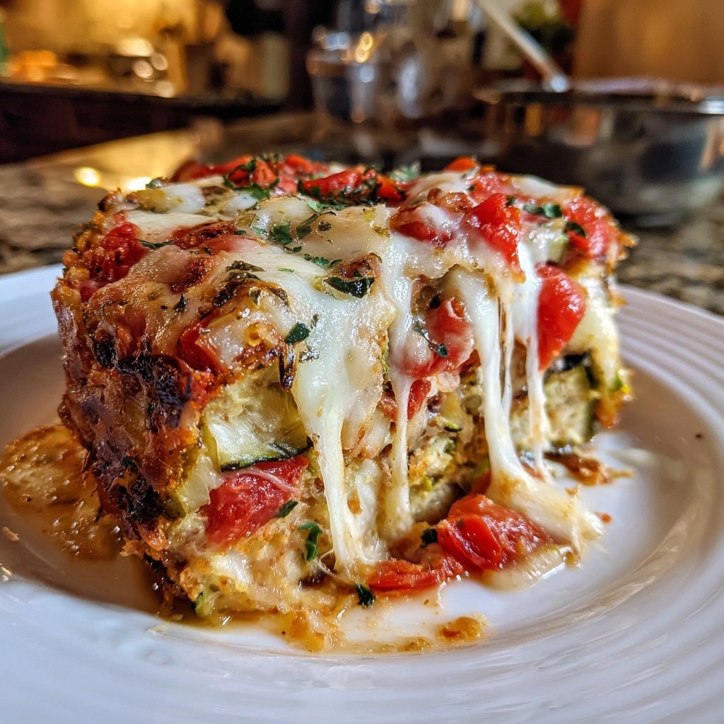 Healthy Dinner Zucchini Tomato Casserole