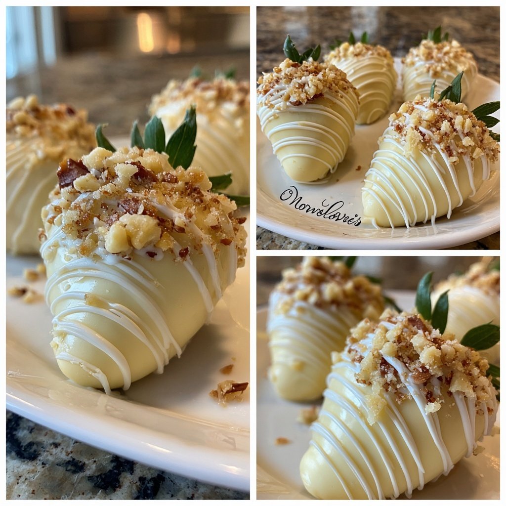 White Chocolate Strawberries