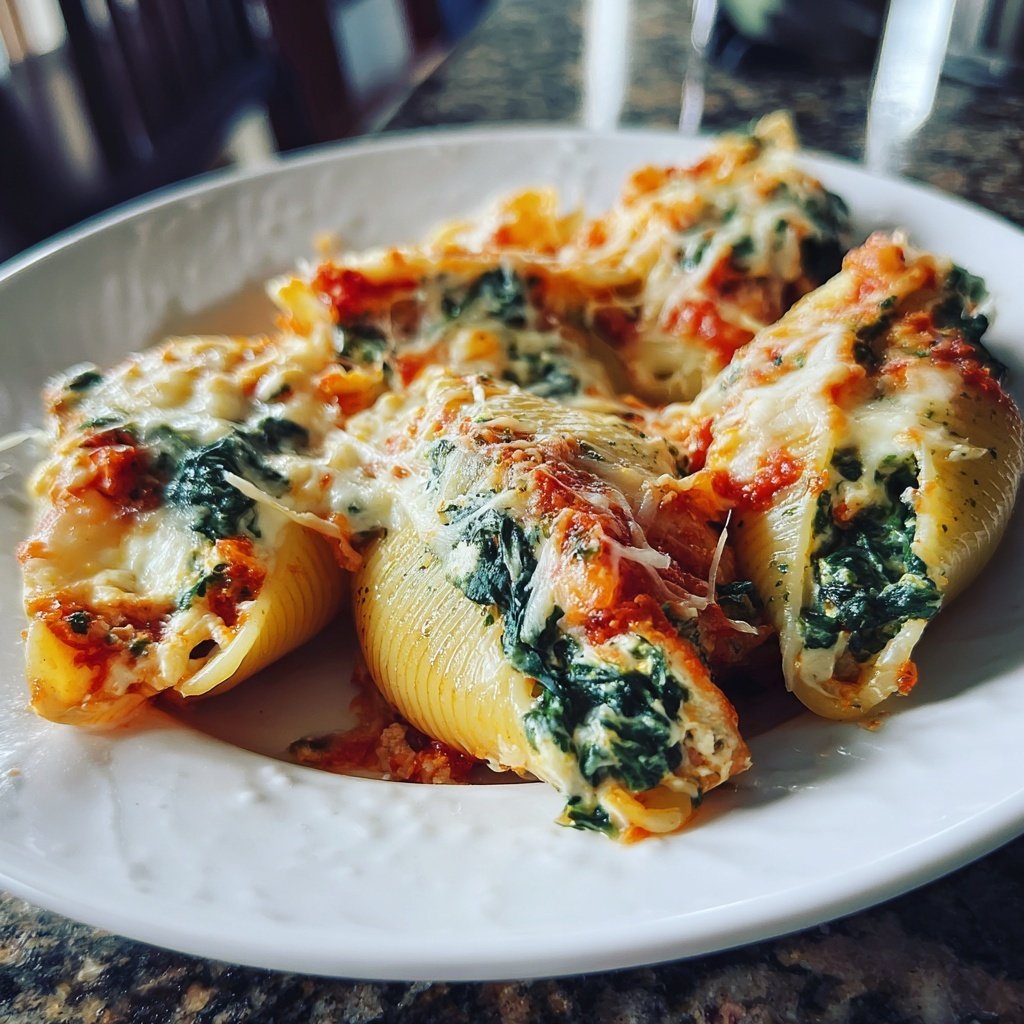 Sunday Vegetable Stuffed Shells