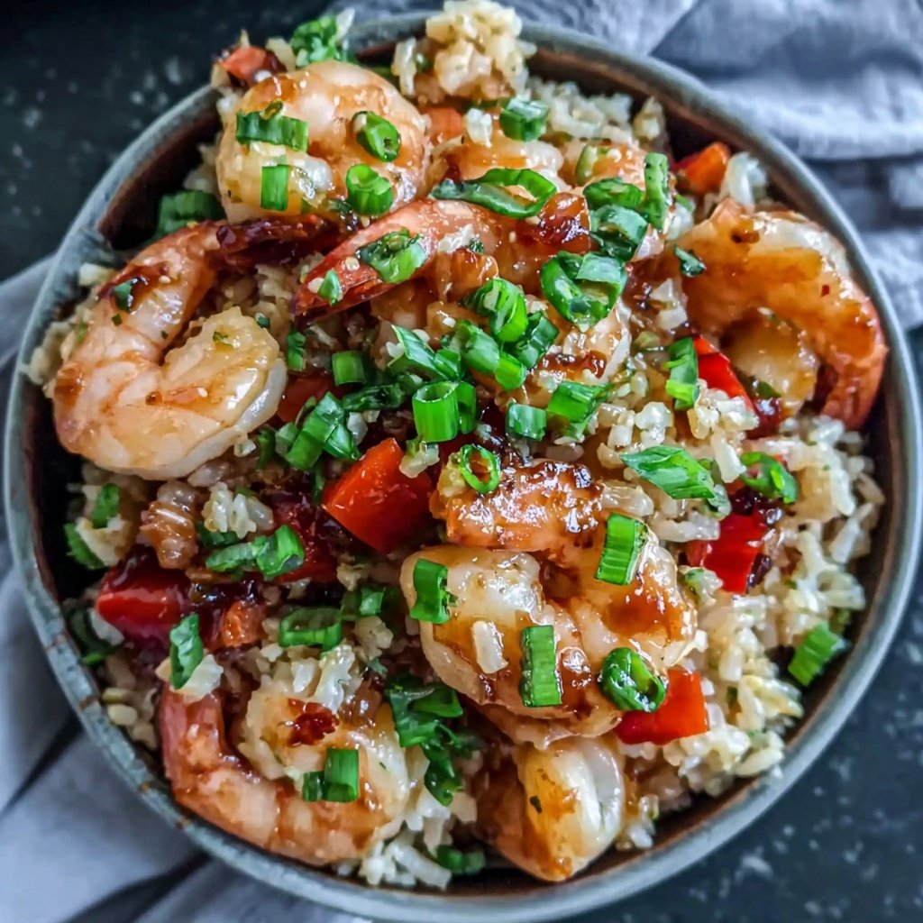 Easy Healthy Shrimp And Rice Bowl