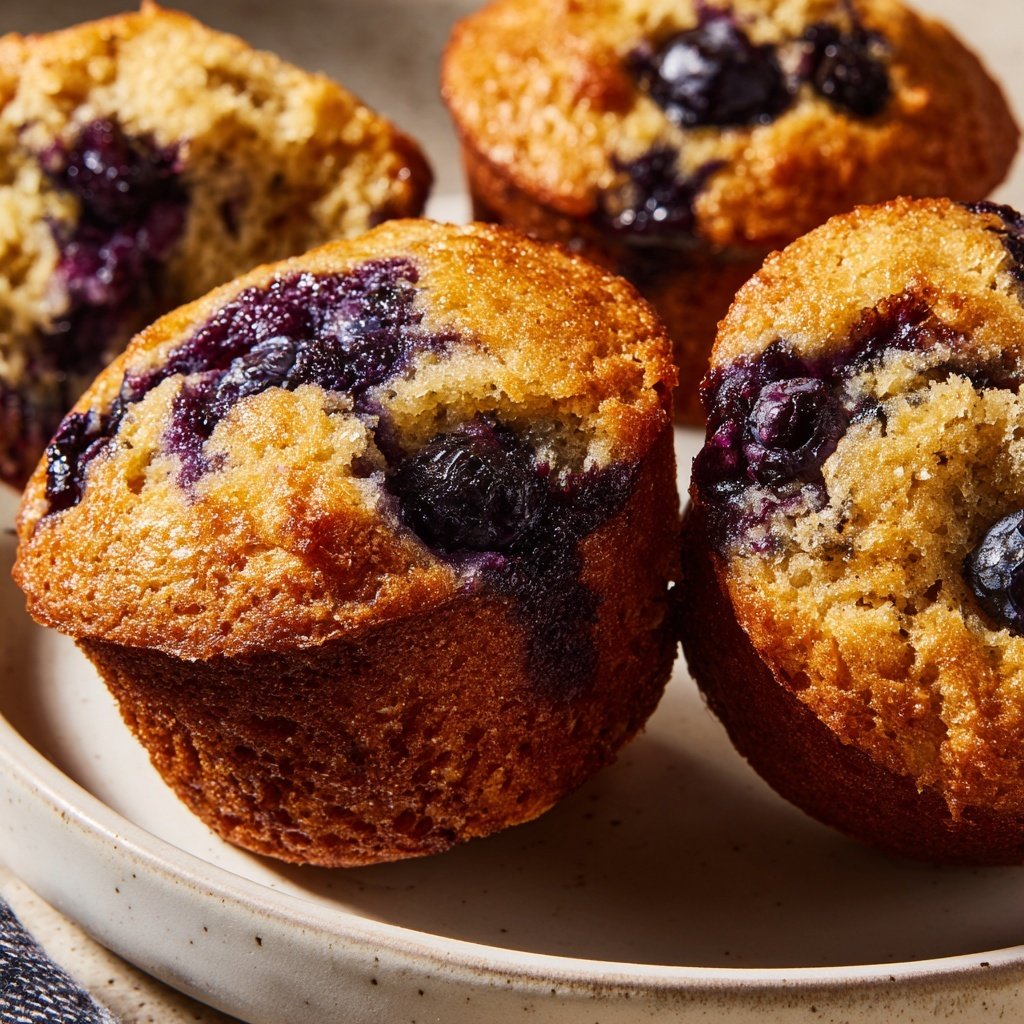 Healthy Blueberry Muffins